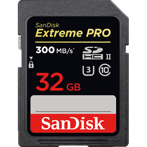 Sandisk Extreme PRO 32GB UHS-II Sandisk Extreme PRO 32GB UHS-II