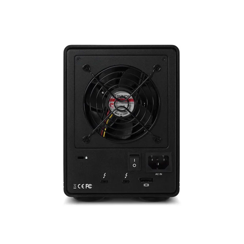 OWC-4-thunderbolt-3-rear OWC Thunderbay 4 - rear with thunderbolt 3 ports