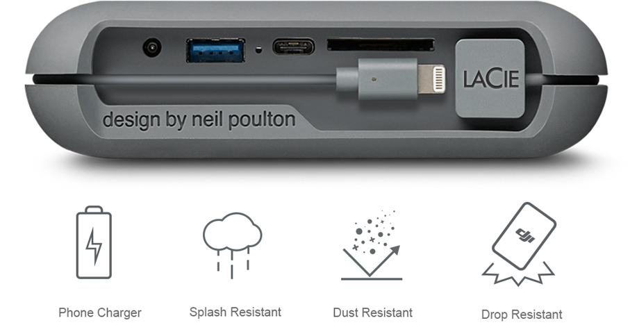lacie dji copilot LaCie DJI Copilot Ports