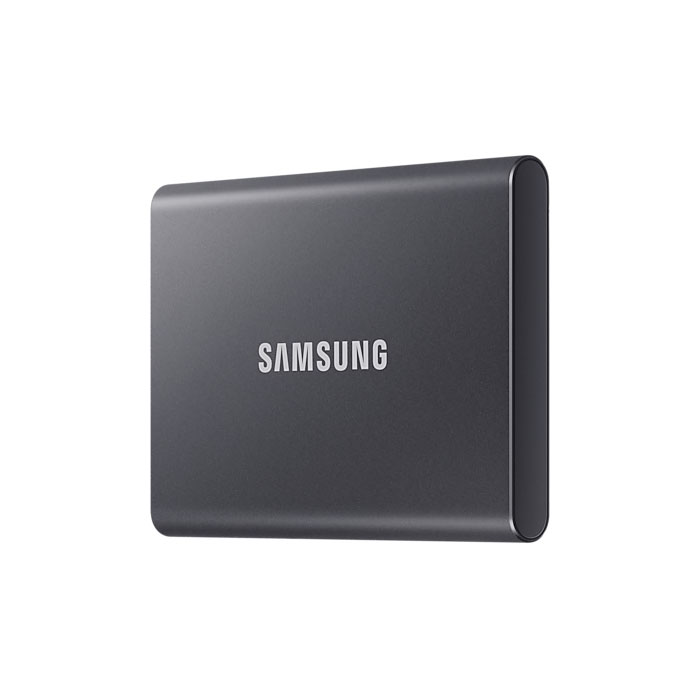 Samsung T7 in Gray - angle view
