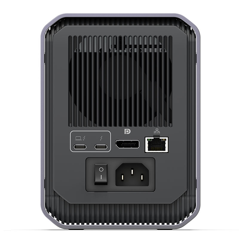 PRO-DOCK_4_Back sanDisk Professional Pro DOCK 4 - Ports