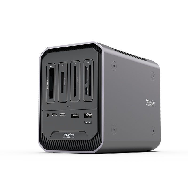 PRO-DOCK_4_angle SanDisk PRO-DOCK 4 - angle