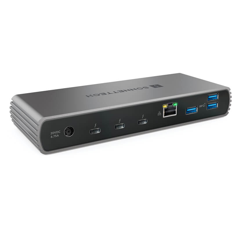 Echo11TB4-RFrear Sonnet Echo 11 front ports - angle