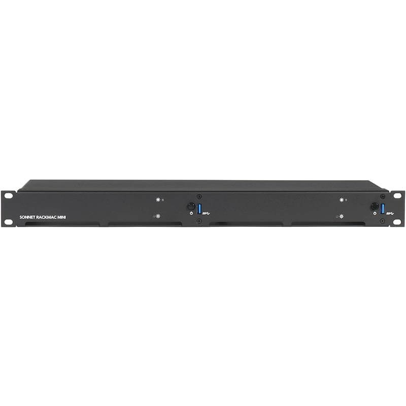 RackMac_Mini2018_front Sonnet RackMac Mini - front view