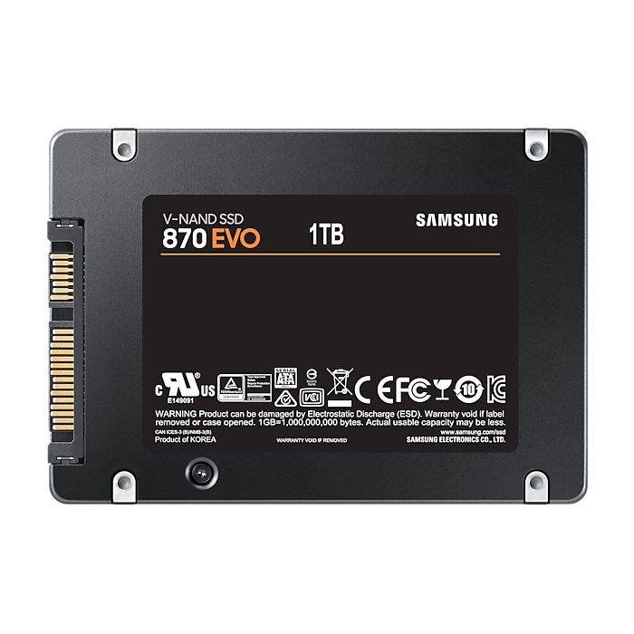 samsung-870-SSD-underneath Samsung 870 EVO SATA pins