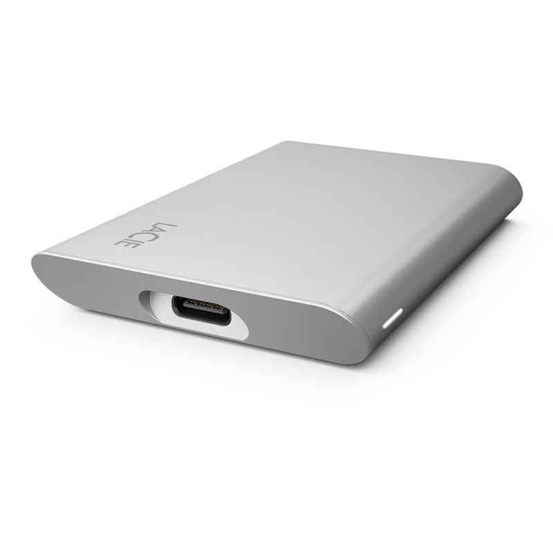 LaCie Portable SSD_port Lacie Portable SSD angle