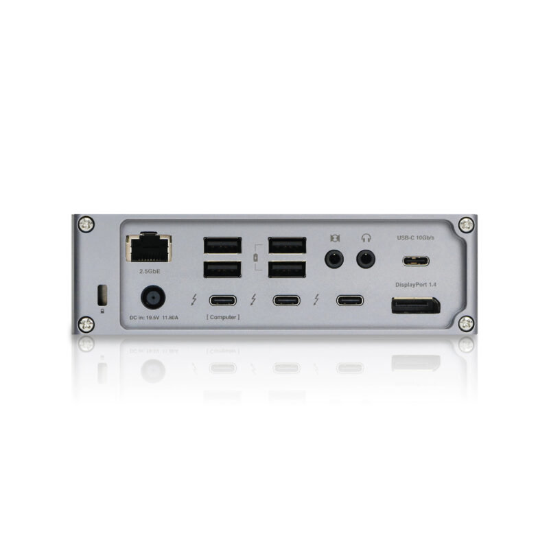 CalDigit_TS4_Back View_Horizontal CalDigit TS4 Thunderbolt Dock