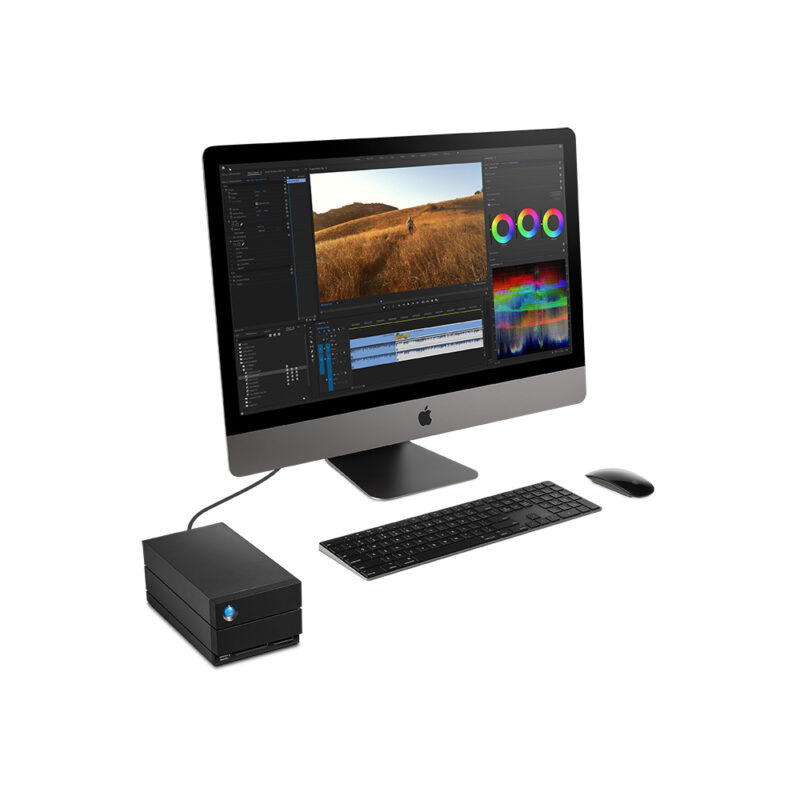 LaCie_2big_Dock_Lifestyle LaCie 2big Dock with iMac computer