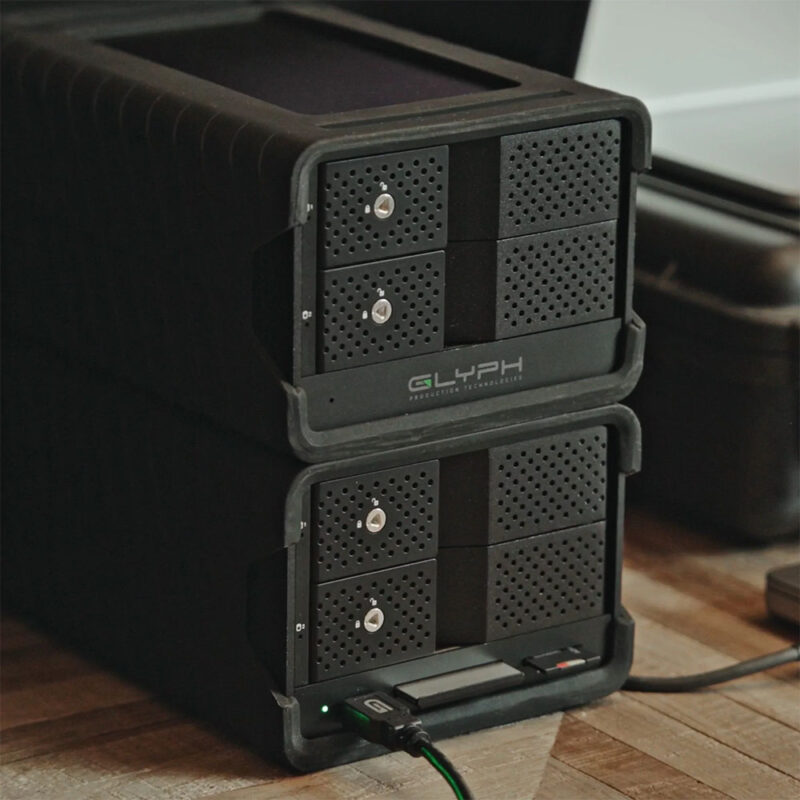 Glyph-Black-Box-ProRAID-angle2 Glyph Black Box Pro RAID - stacked lifestyle