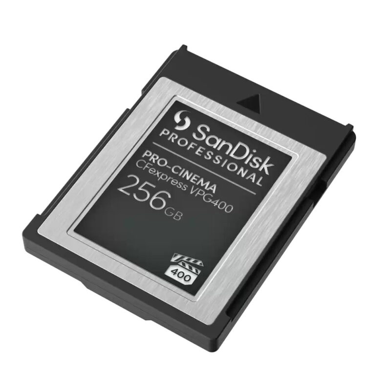 SDP-pro-cinema-cfexpress-vpg400-left SanDisk Professional Pro Cinema CF Express 256GB - VPG400