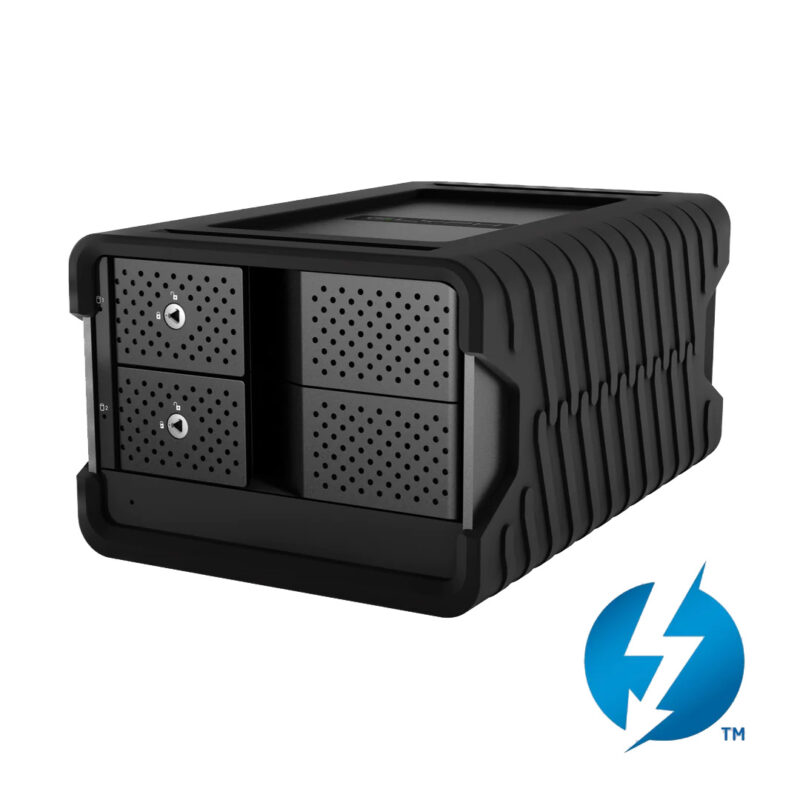 Glyph_Blackbox_PRO_RAID_Thunderbolt-3-Front Glyph Blackbox PRO RAID Desktop Drive with Thunderbolt 3