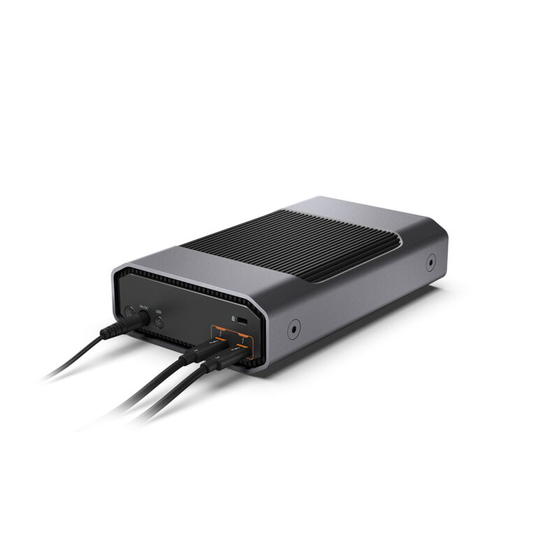 Product: SanDisk Professional G-Drive PROJECT, Rear w/ Cable SanDisk Professional G-Drive PROJECT - with cables