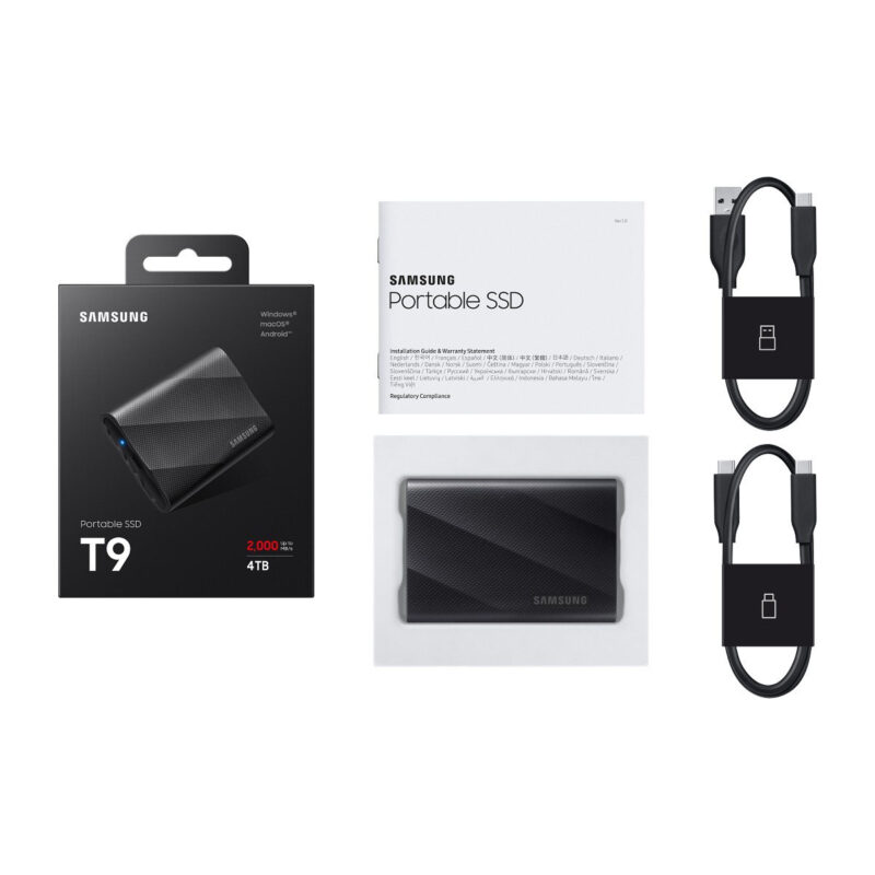 Samsung-T9-SSD-retail Samsung T9 SSD - Box Contents