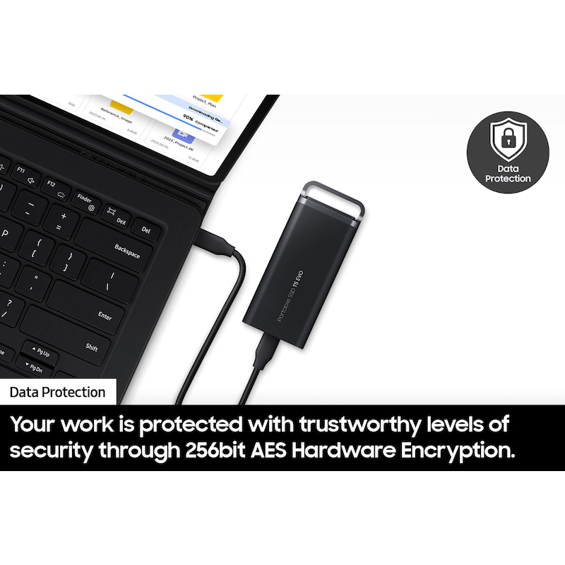 T5_EVO_Thermal_Contro Samsung T5 SSD 8TB - hardware encryption