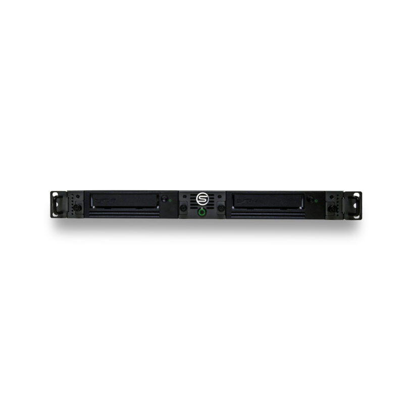 Symply-SYPR1_LTO7_LTO8_FRONT_1280x1280 Symply 1U Rackmount - dual LTO drives