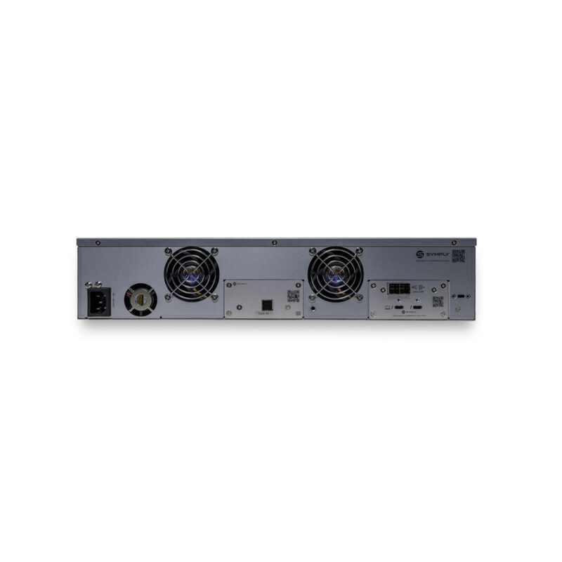 Symply-SYPR2-RT3L9F2B_REAR Symply Pro 2U Rackmount - rear - Thunderbolt SAS ports