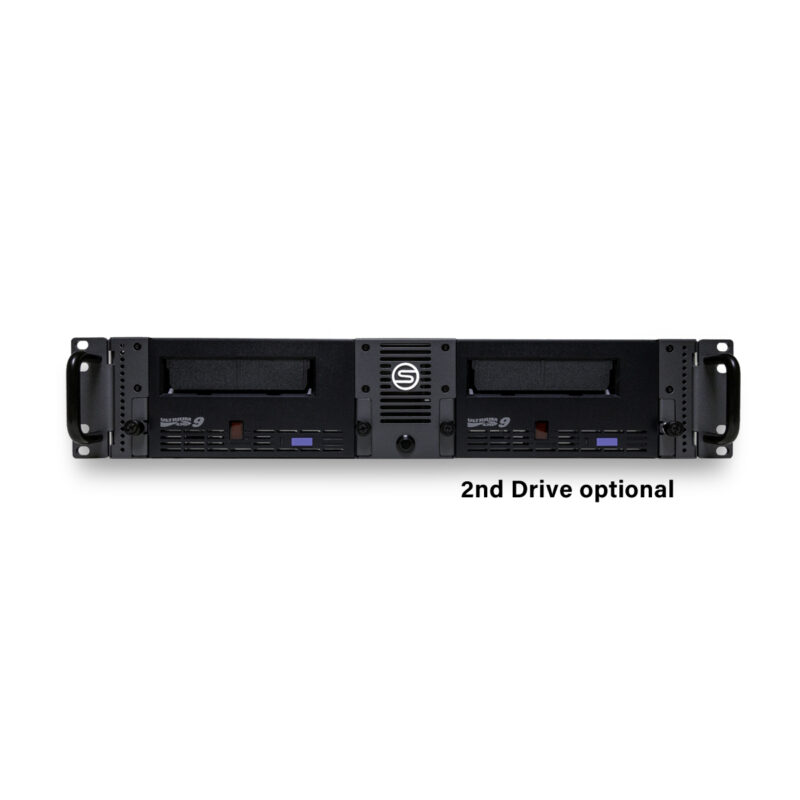 Symply-SYPR2_LTO9_FRONT_DUAL Symply Pro 2U Rackmount with dual LTO 9 drives