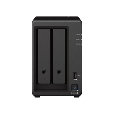 external hard drives Synology DS723+ NAS system - Front