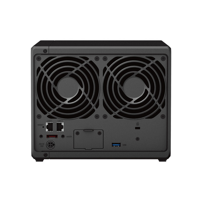 Synology-DS923plus-Rear Synology DS923+ rear fans and ports