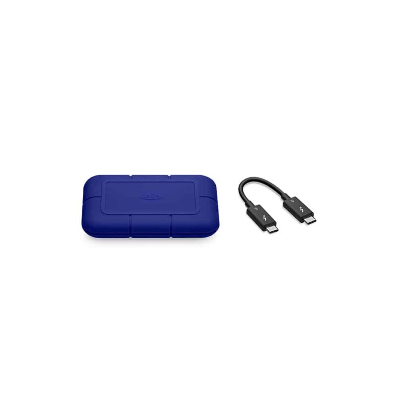Lacie-Rugged-SSD-Pro5-with-Cable LaCie Rugged Pro 5 SSD with short Thunderbolt cable