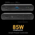 Sonnet Echo 5 - Front and back Thunderbolt 4 ports