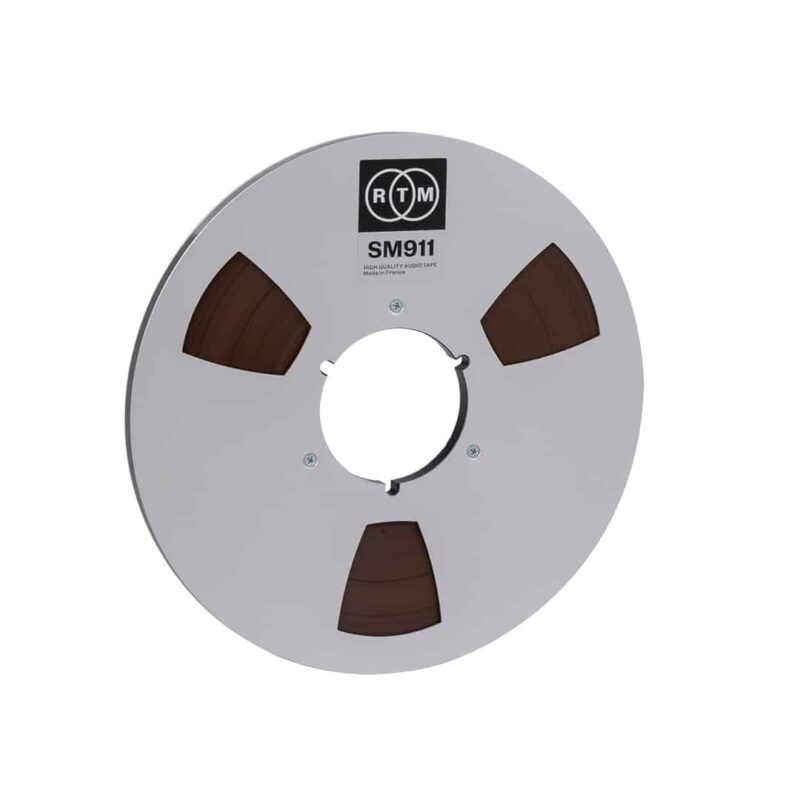 RTM-SM911-025-105metal-spool RTM SM911 1/4" tape on metal reel