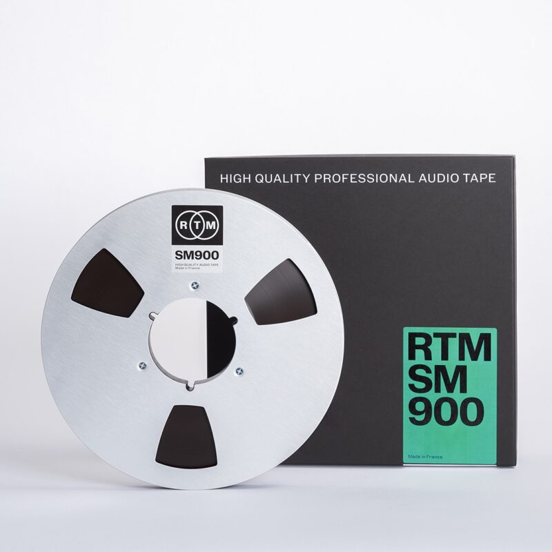 RTM_SM900_1-2_metal reel Recording The Masters SM900 1/2" analogue tape on metal spool