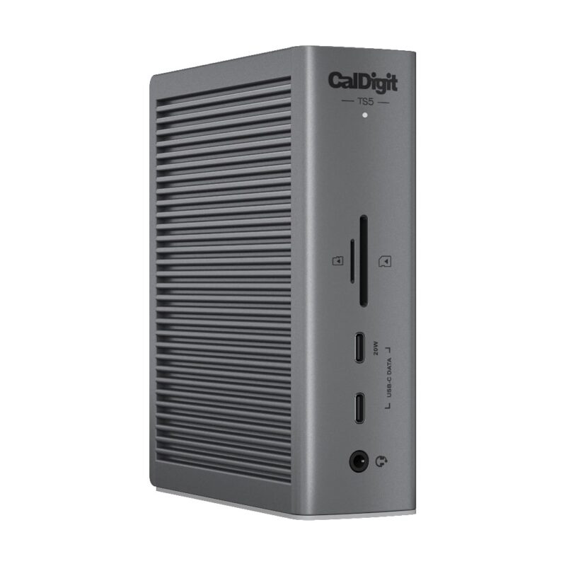 CalDigit TS5 Thunderbolt 5 Dock - Angle