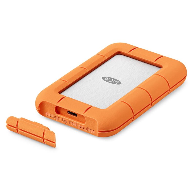 LaCie_Rugged_Mini_SSD_4_Left LaCie Rugged USB4 - rear port with cover