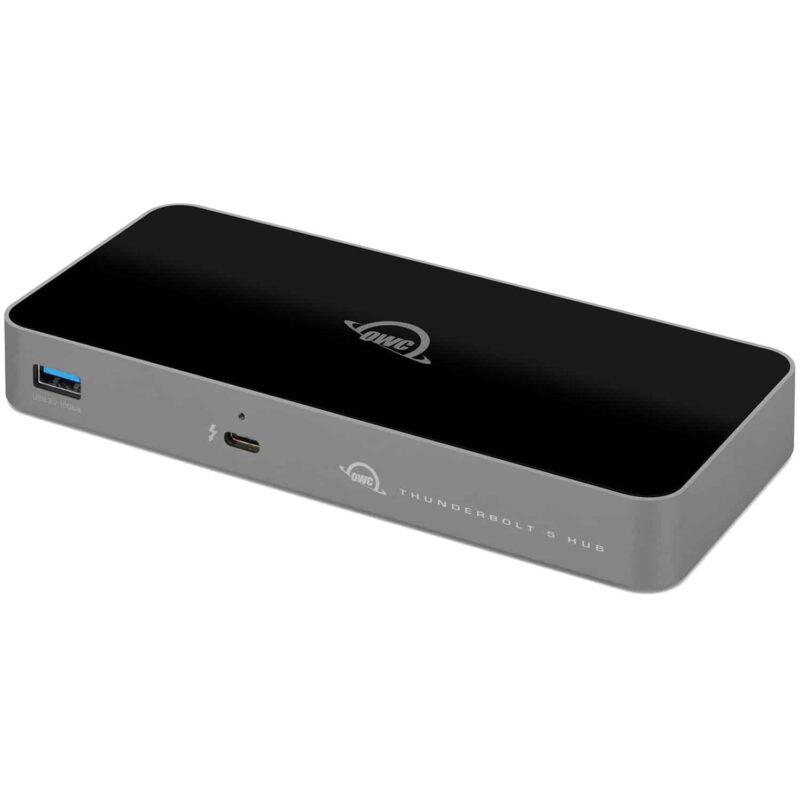 OWC-Thunderbolt-5-hub-front-left OWC Thunderbolt 5 Hub - Front Left